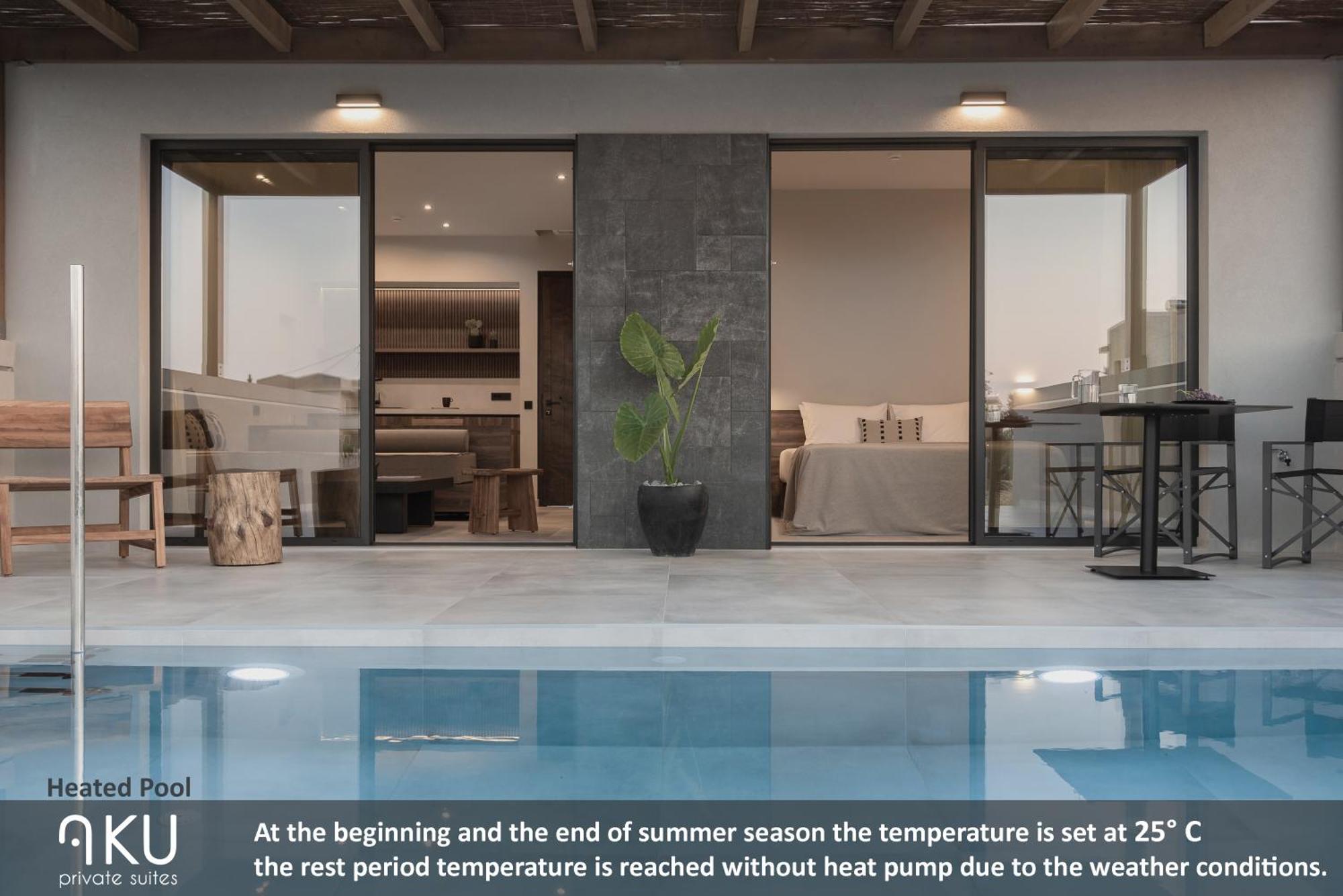 Aku Suites With Private Pools Sztalída Kültér fotó